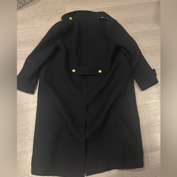 Each Other Paris Double Breasted Military Wool Blend Coat Size Women L Men M - Picture 7 of 7